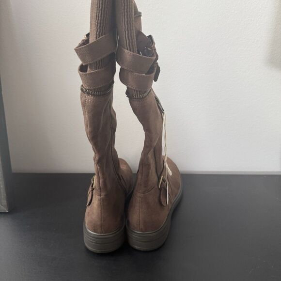 WHITE MOUNTAIN Women's Mazed Brown Knee High Boot Brown Riding Boot Size 7 - Picture 9 of 11